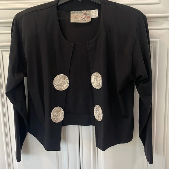 Vintage 2 pc blazer super high Waisted Pleated pants suit size small - Picture 3 of 16